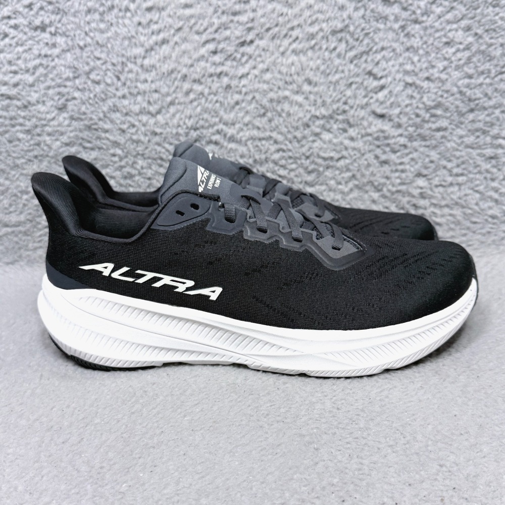 Altra Experience Flow 2 Mens Size 10 Road Running Shoes Sneakers Black White